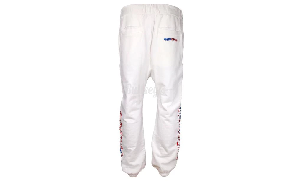 商品Chrome Hearts|Chrome Hearts Matty Boy America White Sweatpants,价格¥5940,第4张图片详细描述