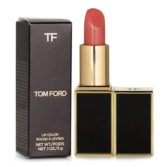 商品Tom Ford|Tom Ford 黑金黑管唇膏 口红Lip Color - # 01 Insatiable -01 Insatiable(3g/0.1oz),价格¥365,第2张图片详细描述