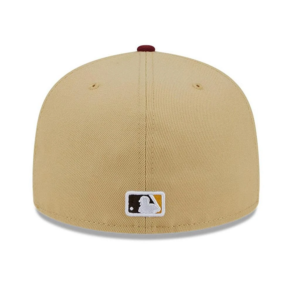 商品New Era|Men's Vegas Gold, Cardinal Los Angeles Angels 59FIFTY Fitted Hat,价格¥327,第4张图片详细描述