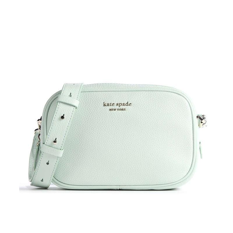 商品[国内直发] Kate Spade|Kate Spade 女士astrid系列中号水晶蓝色皮革单肩斜挎相机包 PXR00437 936,价格¥1280,第1张图片