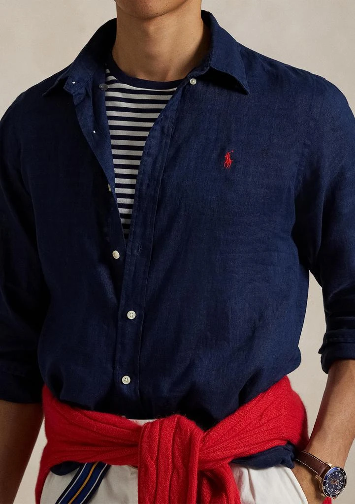 商品Ralph Lauren|Classic Fit Linen Shirt,价格¥509,第3张图片详细描述