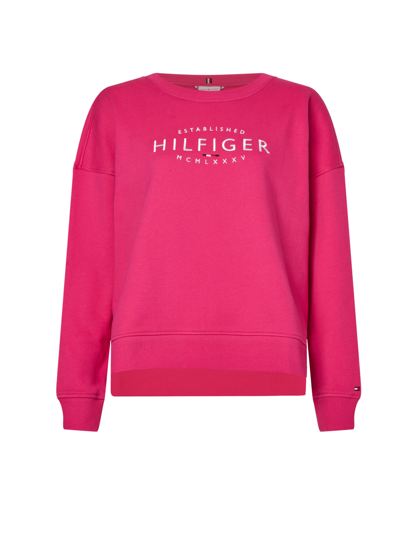 商品Tommy Hilfiger|Tommy Hilfiger 女士卫衣 WW0WW35978COTONETZO 粉红色,价格¥823,第1张图片