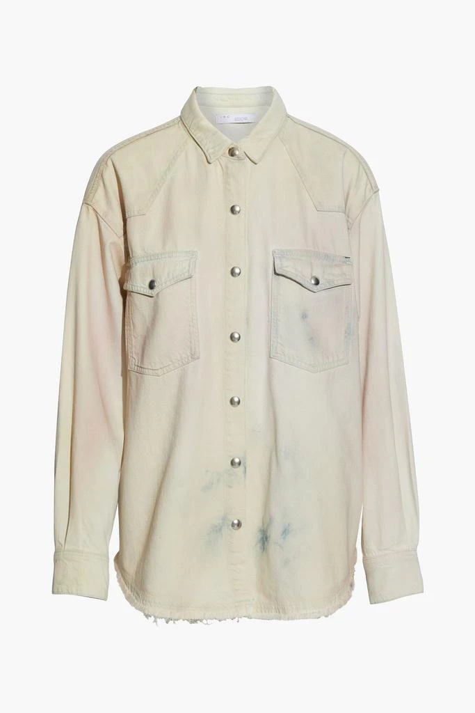 商品IRO|Inola oversized tie-dyed denim shirt,价格¥448,第3张图片详细描述