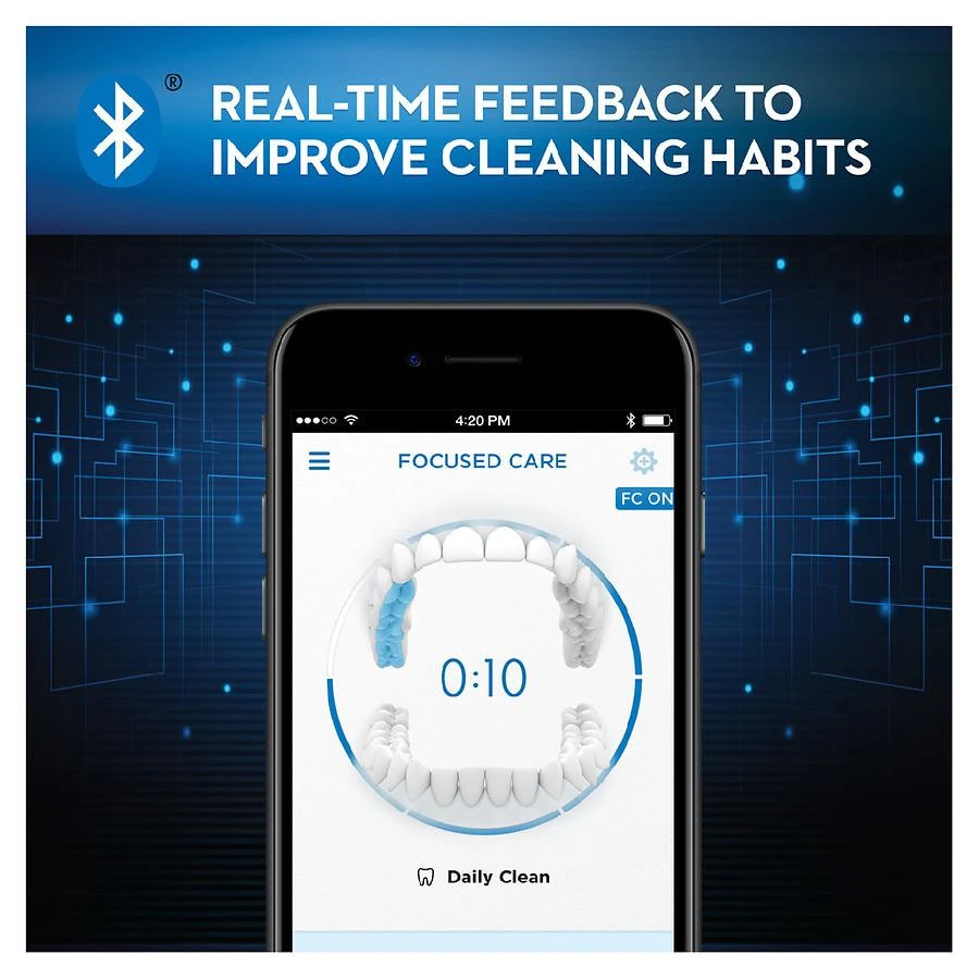 商品Oral-B|Oral-B Pro 6000 智能蓝牙电动牙刷,价格¥1148,第4张图片详细描述