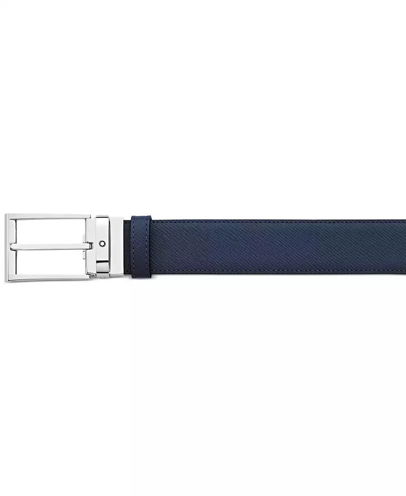 商品MontBlanc|Men's Trapeze Buckle Reversible Leather Belt,价格¥3167,第3张图片详细描述