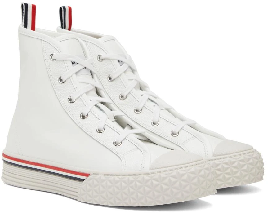 商品Thom Browne|白色 Collegiate 高帮运动鞋,价格¥3669,第4张图片详细描述