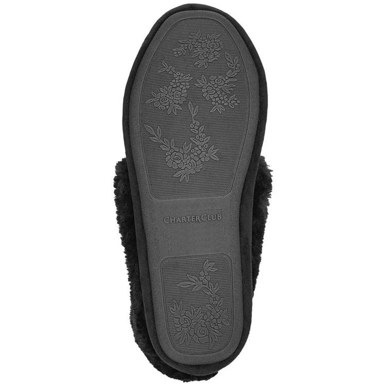 商品Charter Club|Microvelour Bootie Slipper with Memory Foam, Created for Macy's,价格¥66,第3张图片详细描述