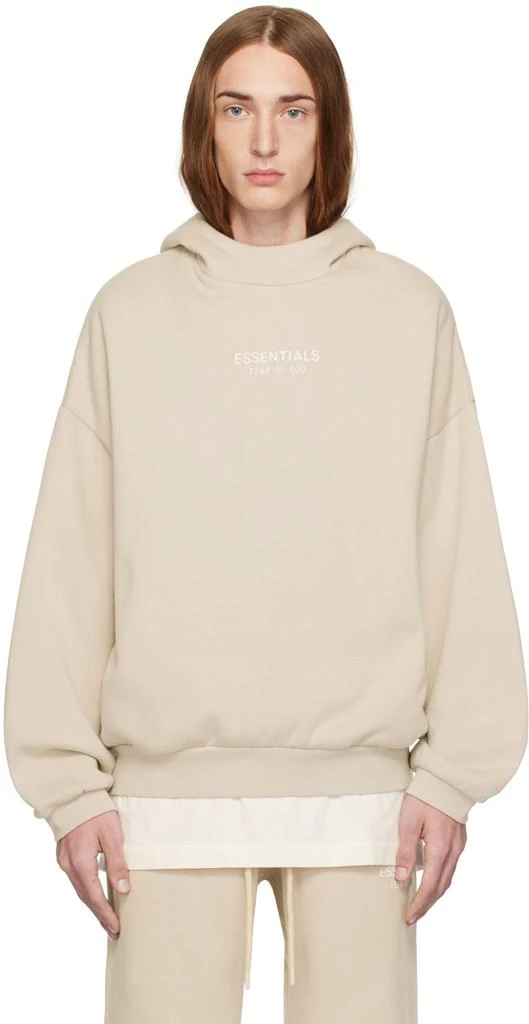 商品Essentials|Taupe Bonded Hoodie,价格¥498,第1张图片