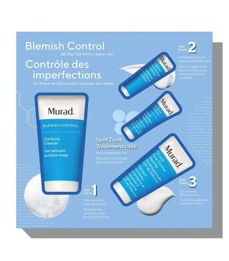 商品Murad|Blemish Control 30-Day Trial Kit,价格¥368,第1张图片