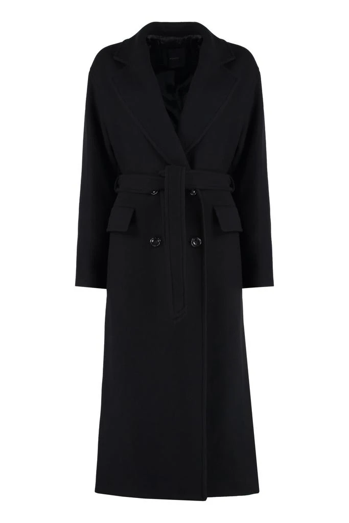 商品PINKO|Pinko Giacomo Belted Double-breasted Coat,价格¥3758,第1张图片