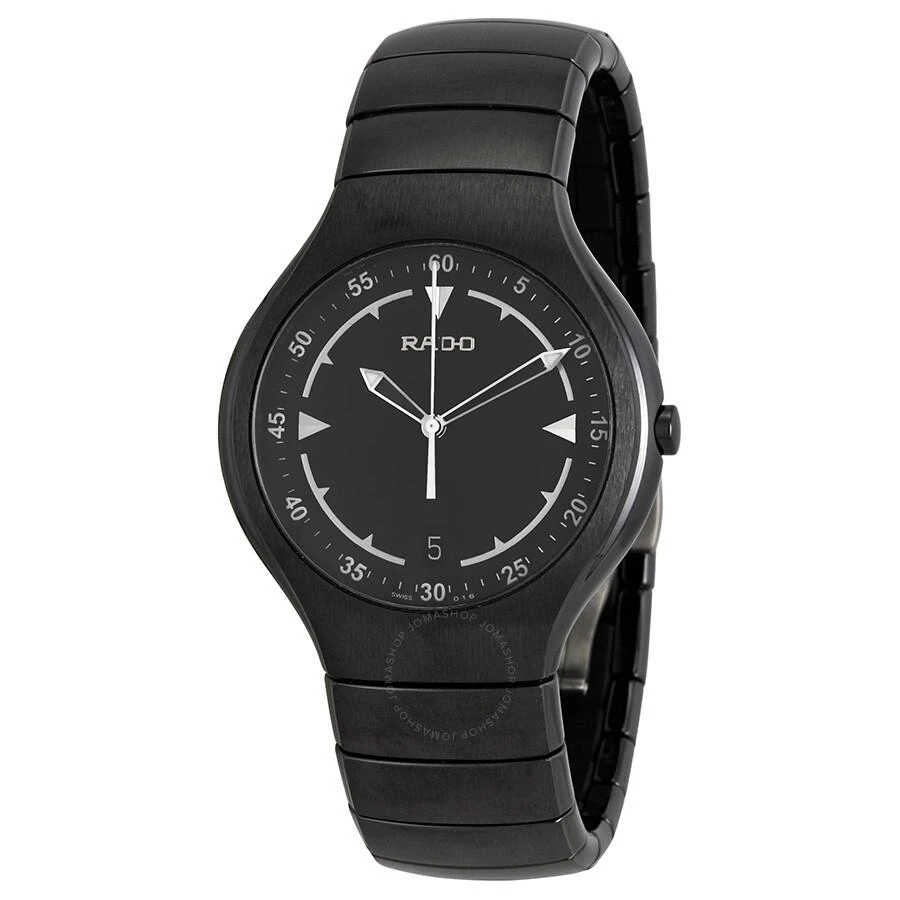 商品Rado|True Active Black Ceramic Day Mens Watch R27677162,价格¥6370,第1张图片