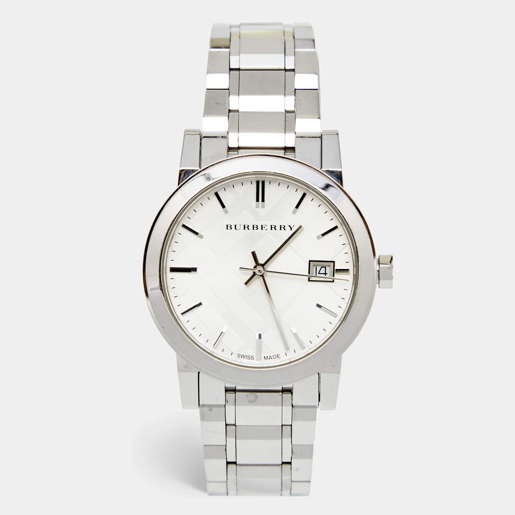 商品[二手商品] Burberry|Burberry Silver Stainless Steel The City BU9100 Women's Wristwatch 35 mm ,价格¥1325,第1张图片