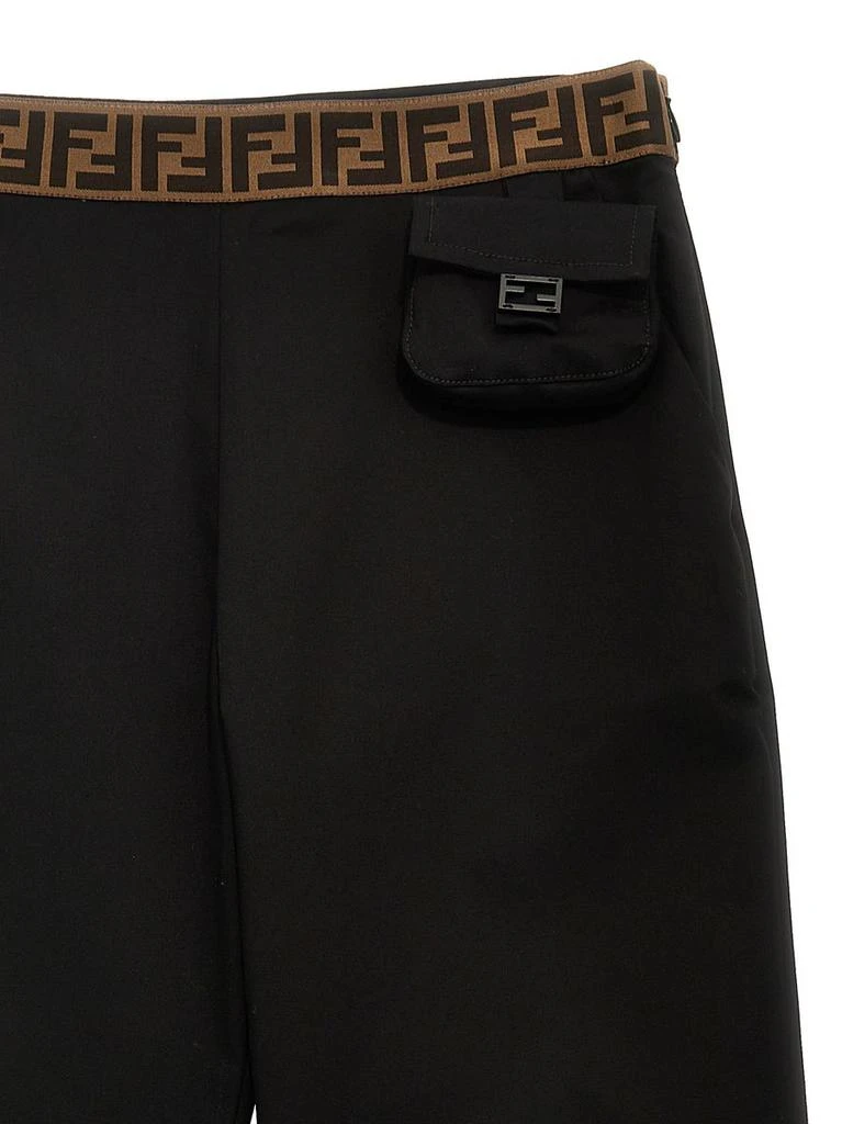 商品Fendi|Fendi Kids Logo Band Pants,价格¥2227,第4张图片详细描述