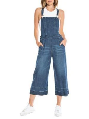商品Juicy Couture|Easy Cropped Denim Overalls,价格¥559,第1张图片