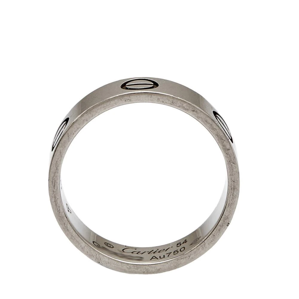 商品[二手商品] Cartier|Cartier Love 18K White Gold Band Ring 54,价格¥6086,第4张图片详细描述