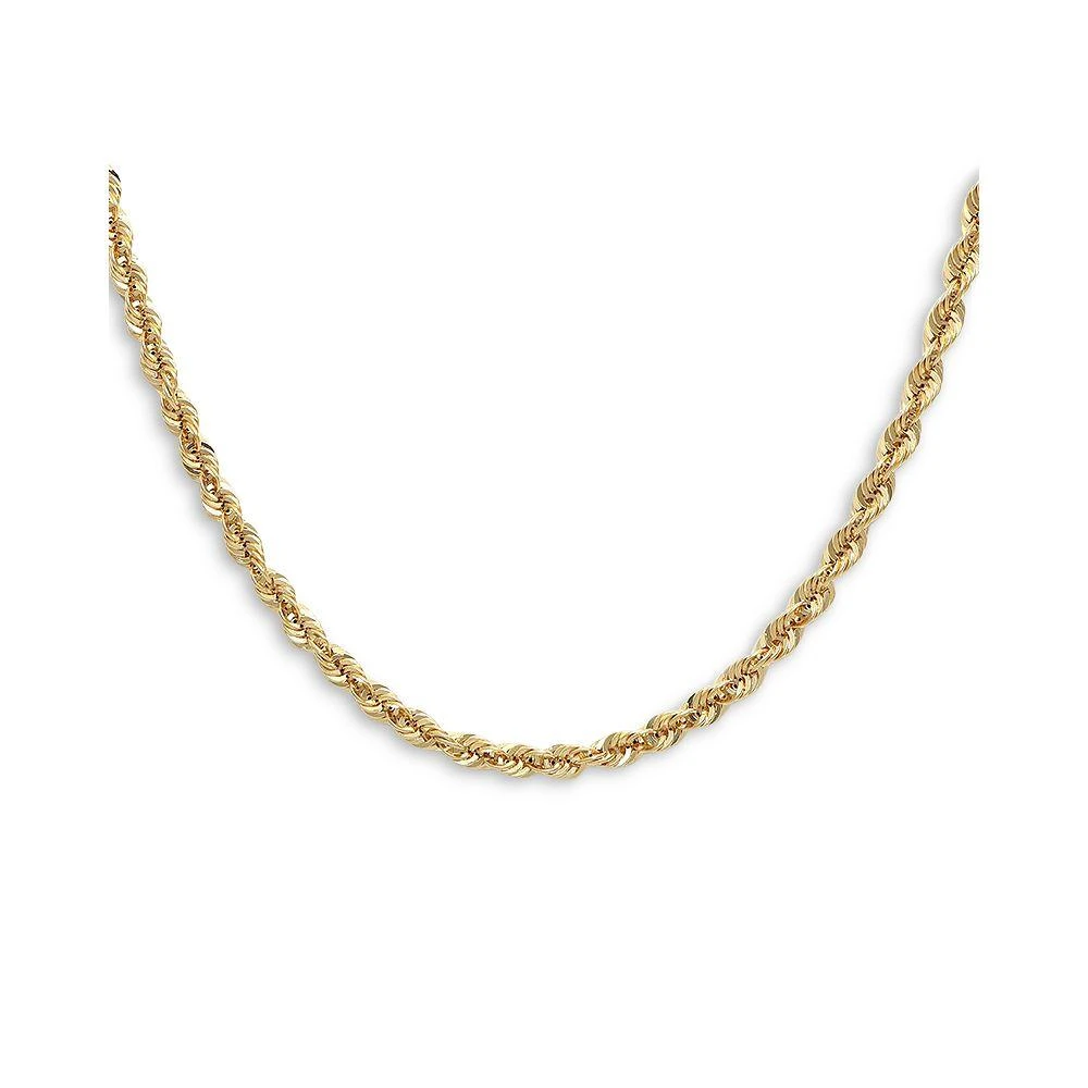 商品Bloomingdale's|Sparkle Torchon Mirror Link Chain Necklace in 14K Yellow Gold, 18",价格¥13544,第1张图片