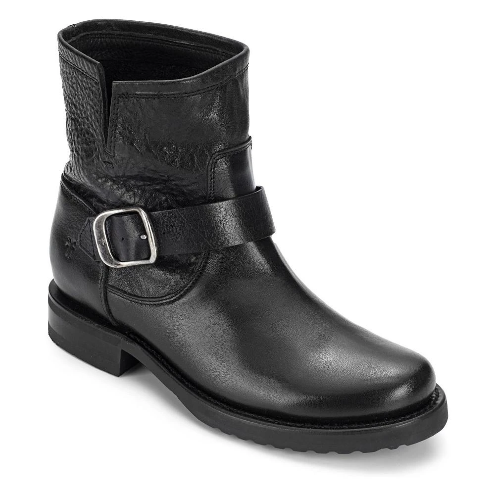 商品Frye|Women's Veronica Leather Moto Booties,价格¥1247,第1张图片