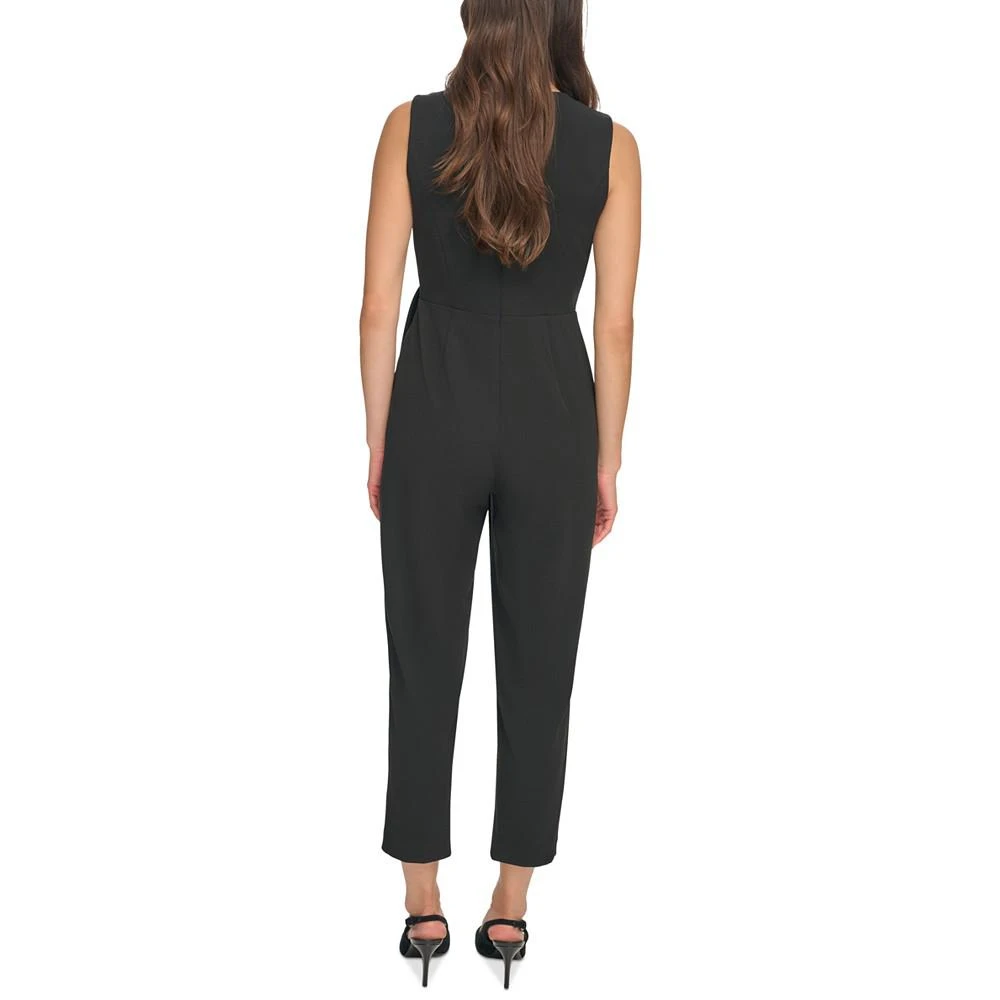 商品Calvin Klein|Women's Side-Buckle Tapered-Leg Jumpsuit,价格¥591,第2张图片详细描述