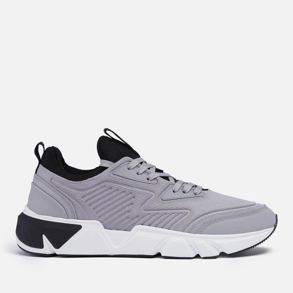 商品Calvin Klein|Calvin Klein Men's Knitted Running Style Trainers - Grey Fog,价格¥555,第1张图片