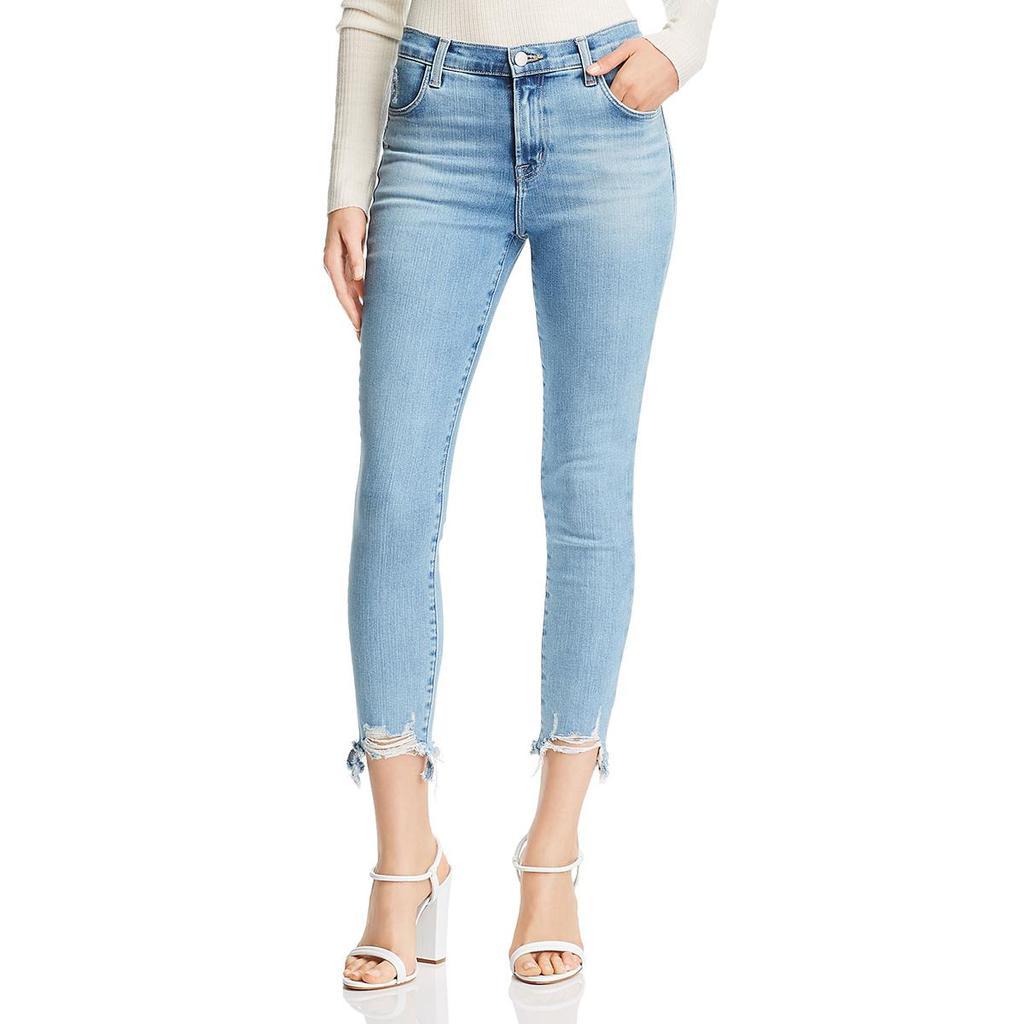 商品J Brand|J Brand Womens Alana Denim Medium Wash Skinny Jeans,价格¥96,第3张图片详细描述