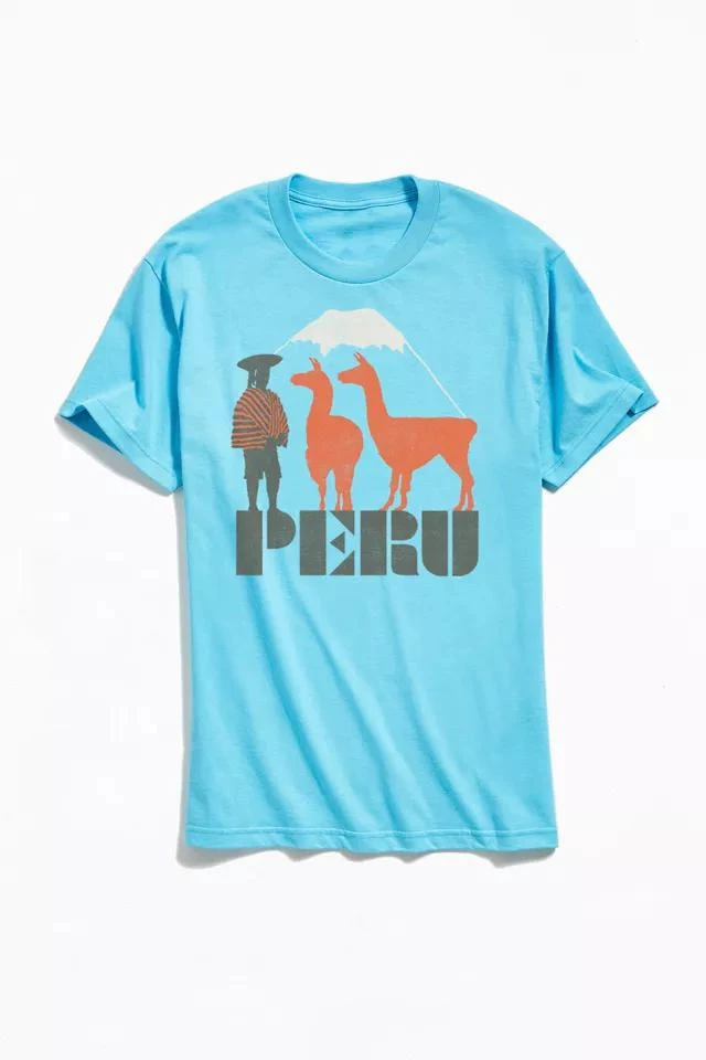 商品Urban Outfitters|Peru Mountain Scene Tee,价格¥75,第1张图片