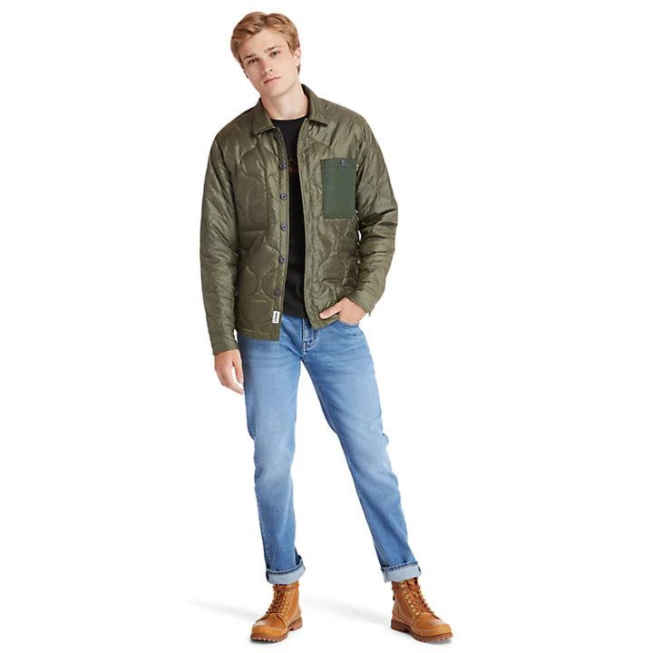 商品Timberland|Insulated Overshirt for Men in Green,价格¥664,第3张图片详细描述