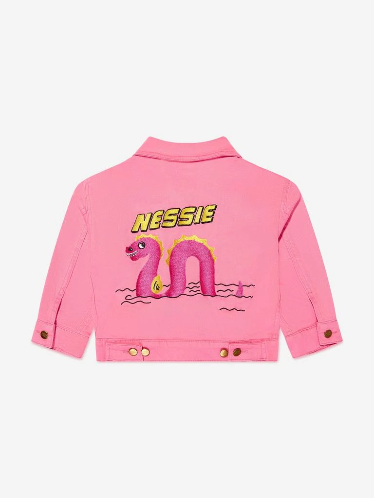 商品Mini Rodini|Mini Rodini Girls Organic Cotton Nessie Jacket in Pink,价格¥570,第2张图片详细描述