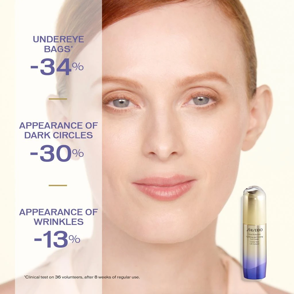 商品Shiseido|Vital Perfection Uplifting And Firming Eye Cream,价格¥548,第5张图片详细描述