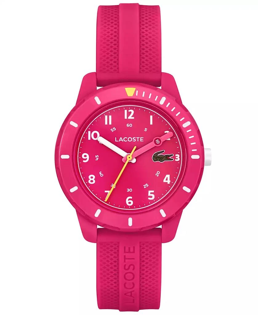 商品Lacoste|Mini Tennis Raspberry Silicone Strap Watch,价格¥636,第1张图片