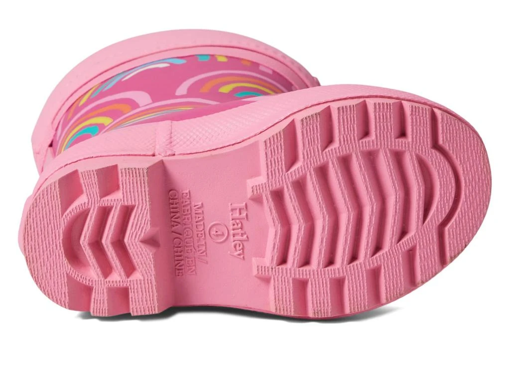商品Hatley|Rainy Rainbows Sherpa Lined Rain Boots (Toddler/Little Kid/Big Kid),价格¥195,第3张图片详细描述