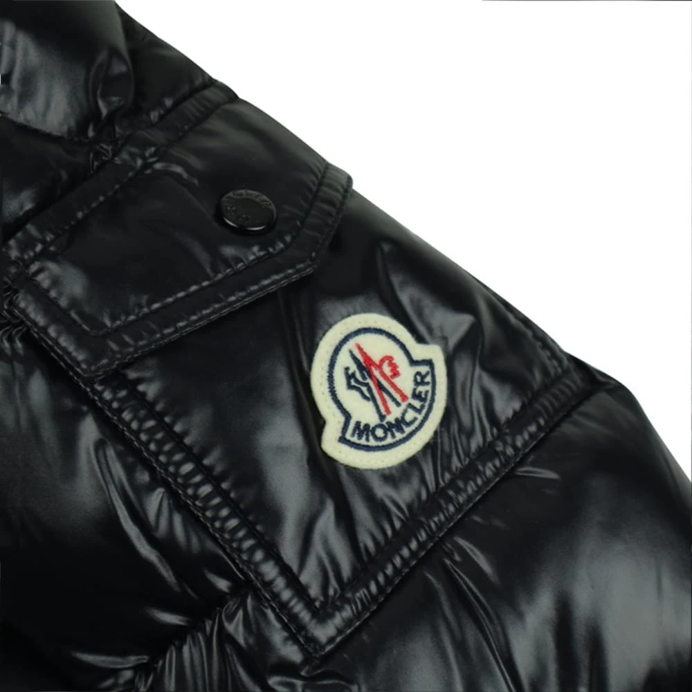 商品Moncler|Black Groseiller Hooded Down Jacket,价格¥4619,第4张图片详细描述