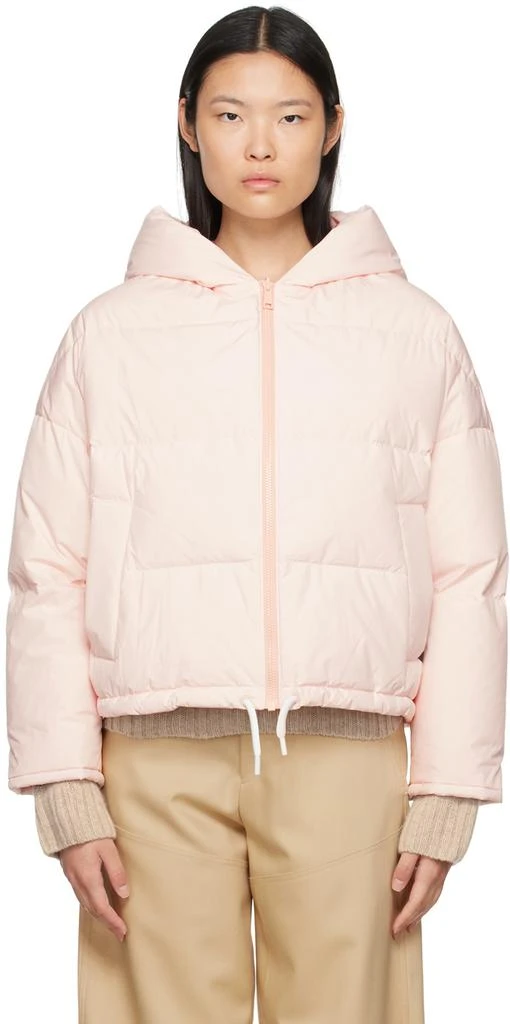 商品Yves Salomon|Pink Reversible Down Jacket,价格¥1799,第1张图片
