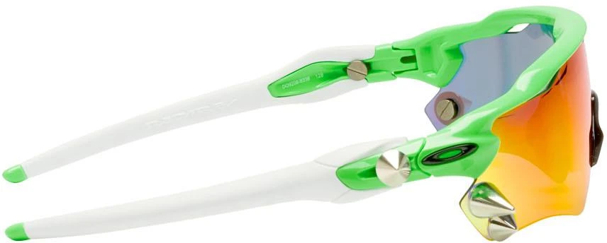 商品Vetements|Orange & Green Oakley Edition Spikes 200 Radar EV Sunglasses,价格¥2657,第2张图片详细描述