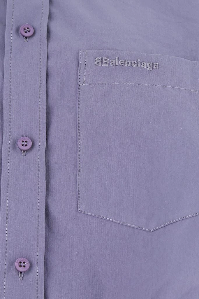 商品Balenciaga|Lilac poplin oversize shirt,价格¥4750,第4张图片详细描述