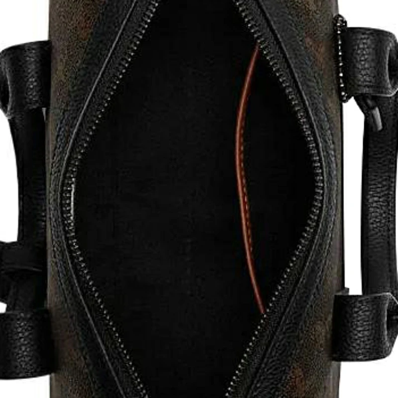 商品[国内直发] Coach|蔻驰 Gotham 24 经典老花铭牌五金扣 PVC配牛皮革 �波士顿包手提单肩斜挎旅行包 中号 男女同款情侣款 巧克力色,价格¥2624,第6张图片详细描述