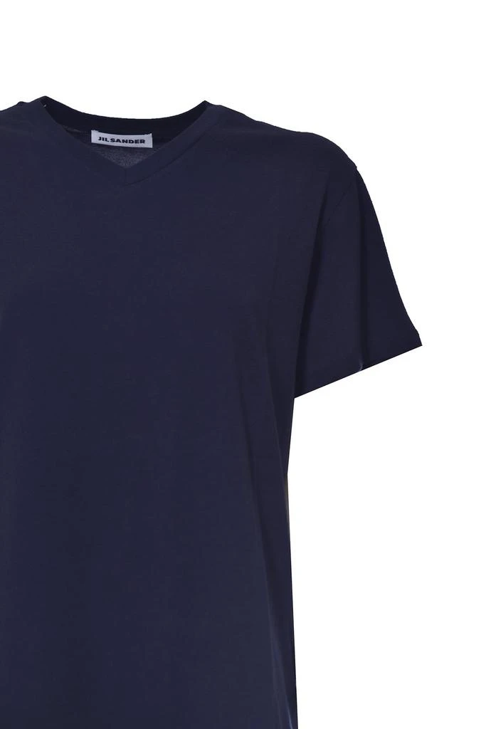 商品Jil Sander|Jil Sander V-Neck Straight Hem T-Shirt,价格¥727,第3张图片详细描述