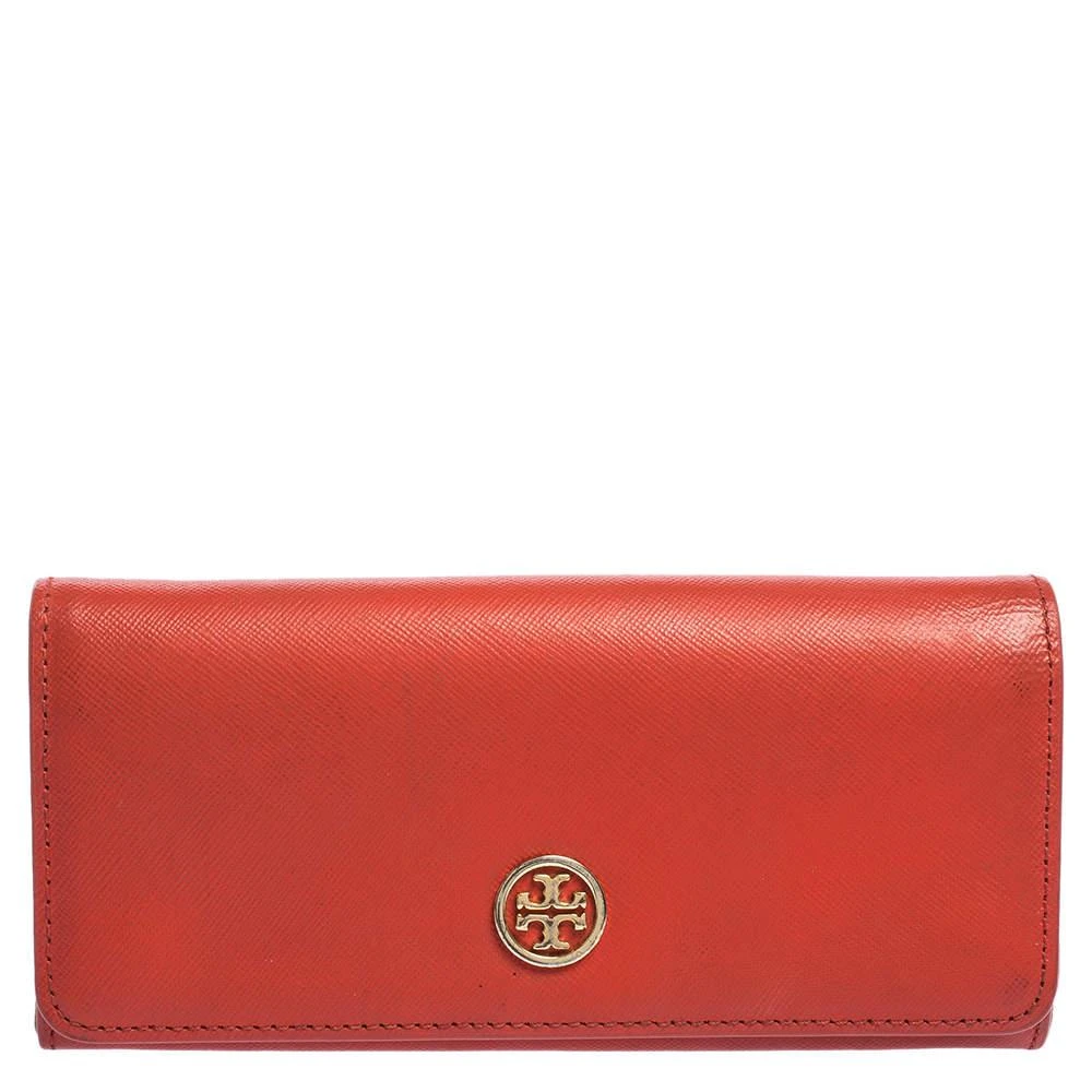 商品[二手商品] Tory Burch|Tory Burch Red Leather Robinson Flap Continental Wallet,价格¥852,第1张图片