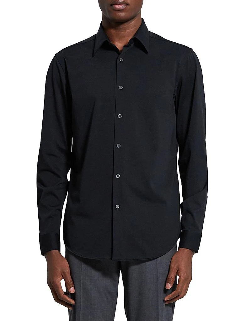 商品Theory|Sylvain Structure Knit Shirt,价格¥1456,第3张图片详细描述
