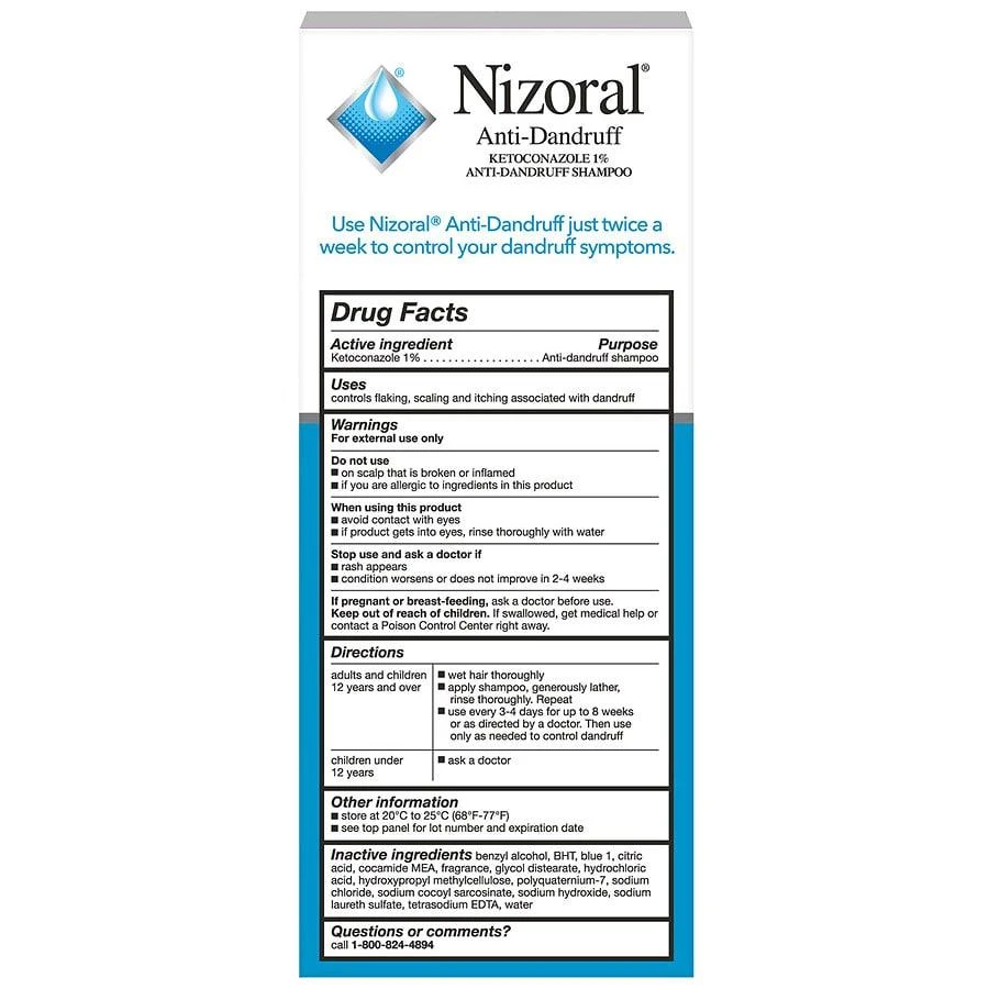 商品Nizoral|Anti-Dandruff Shampoo,价格¥164,第4张图片详细描述