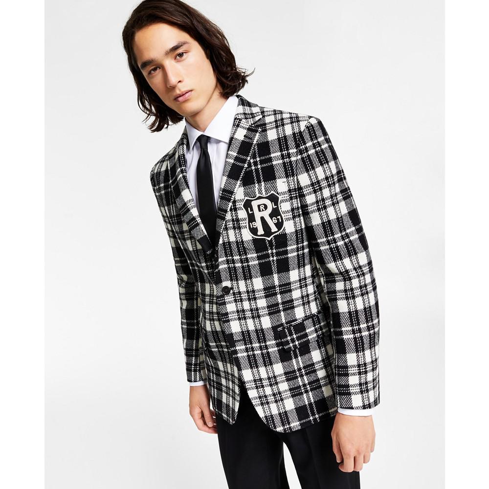 商品Ralph Lauren|Men's Classic-Fit Ultraflex Stretch Plaid Wool Blazer,价格¥1074,第5张图片详细描述