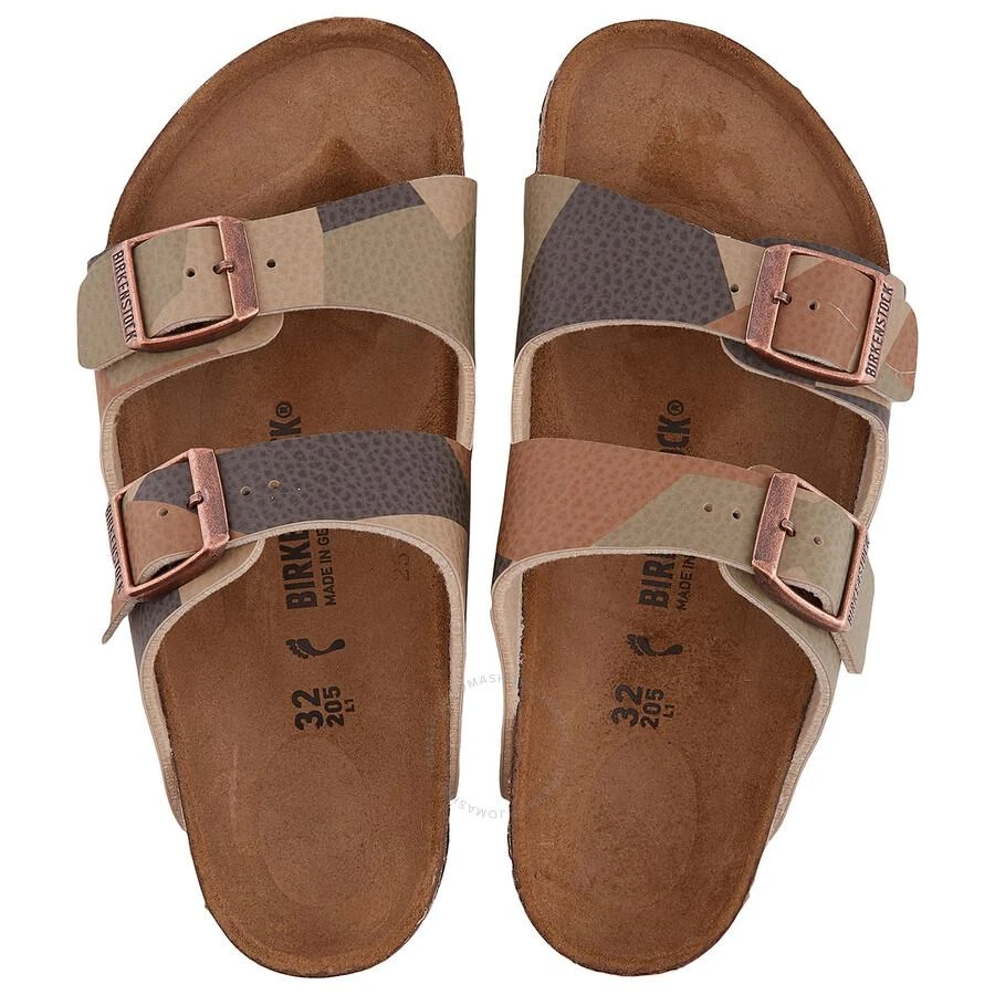 商品Birkenstock|Girls Geo Camo Birko-Flor Arizona Sandals,价格¥224,第3张图片详细描述