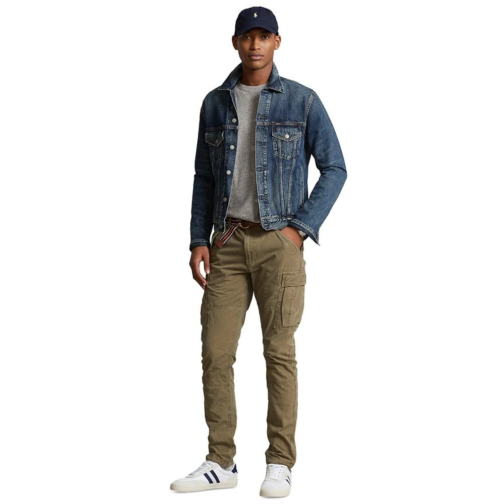 Men's Slim Fit Canvas Cargo Pants 商品