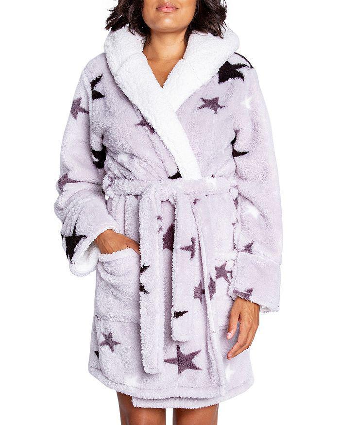 商品PJ Salvage|Printed Plush Hooded Robe,价格¥696,第5张图片详细描述