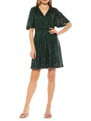 Oakless Sequin Fit & Flare Dress 商品