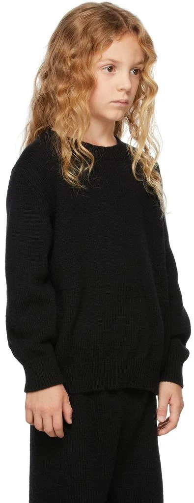 商品The Row|Kids Black Cashmere Dewey Sweater,价格¥1936,第3张图片详细描述