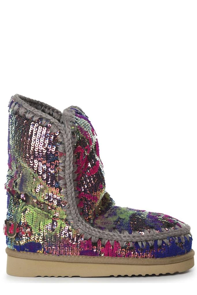 商品Mou|Mou Eskimo 24 Sequin-Embellished Ankle Boots,价格¥3583,第1张图片