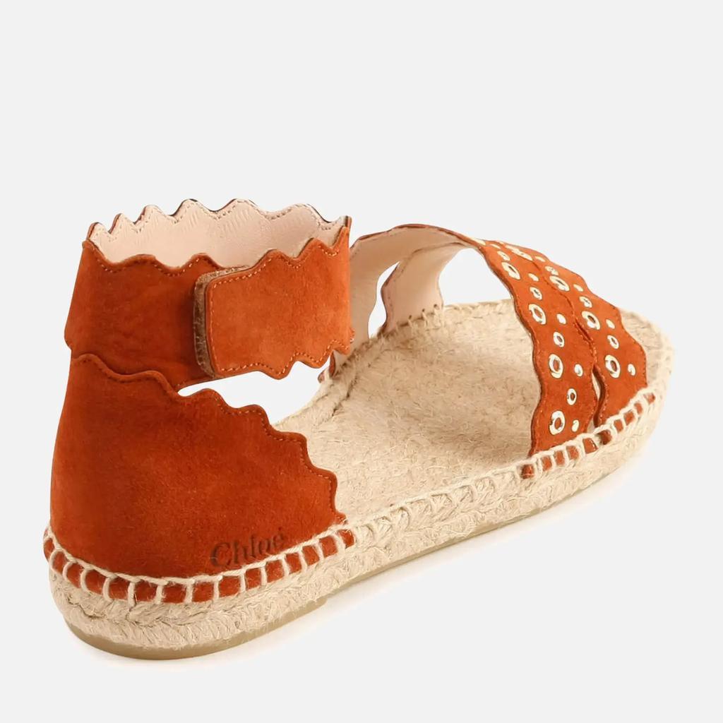 商品Chloé|Chloé Girls' Strap Sandals - Brick,价格¥464,第5张图片详细描述