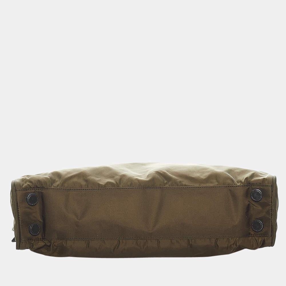 商品[二手商品] Prada|Prada Brown Tessuto Business Bag,价格¥3204,第6张图片详细描述