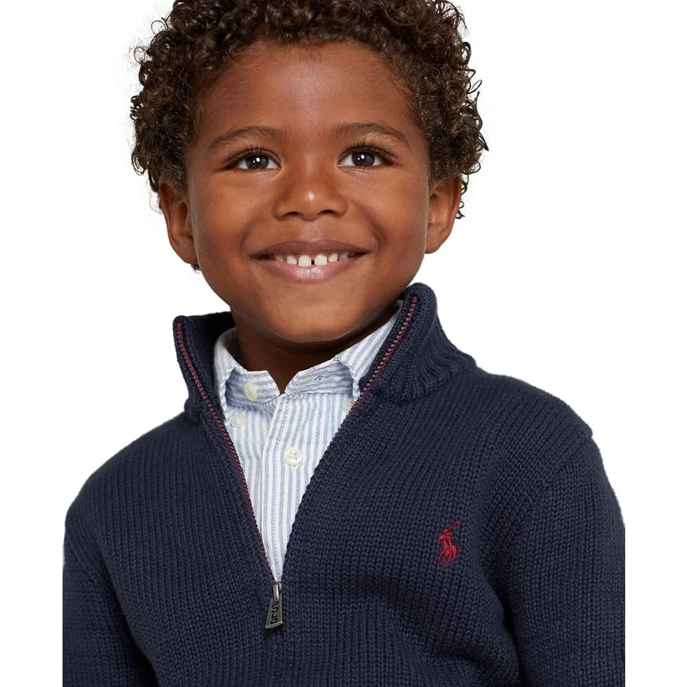 商品Ralph Lauren|Little Boys Full-Zip Sweater,价格¥561,第5张图片详细描述