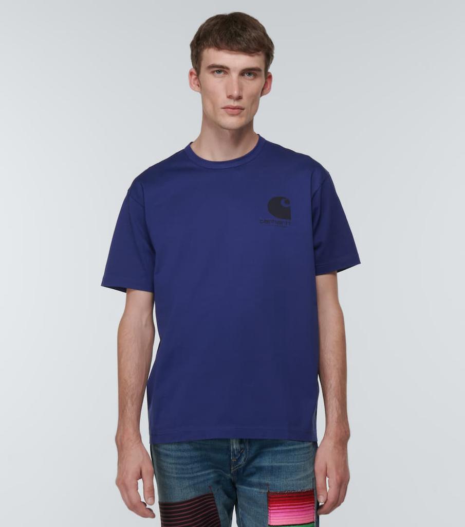 x Carhartt logo cotton T-shirt商品第3张图片规格展示